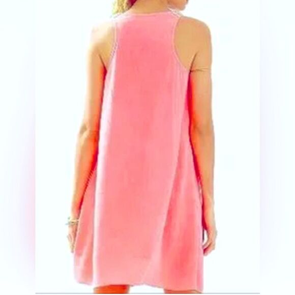 Lilly Pulitzer Rachelle Mini Swing Dress Pink Sun Ray - Picture 2 of 9